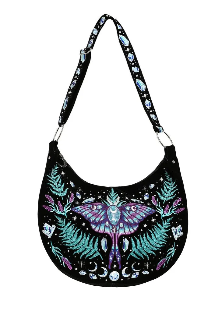 Restyle - Enchanted Forest Hobo With Magical Black - Bag
