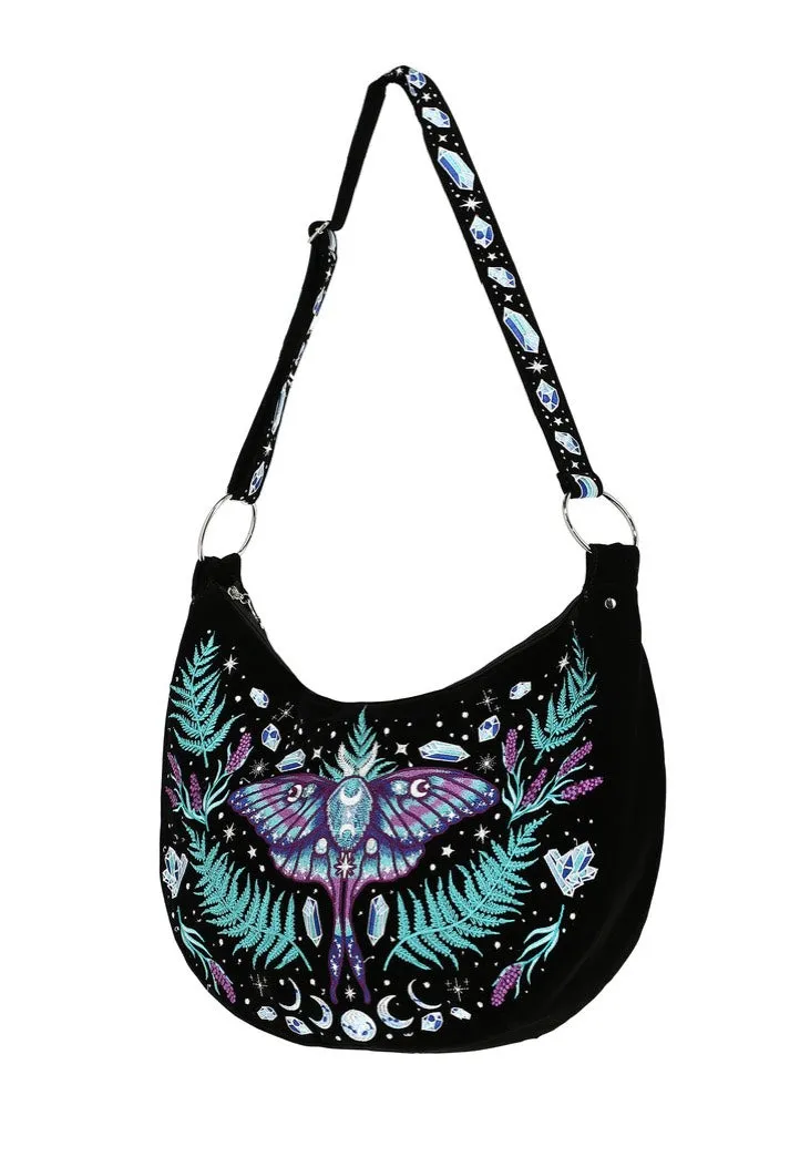 Restyle - Enchanted Forest Hobo With Magical Black - Bag