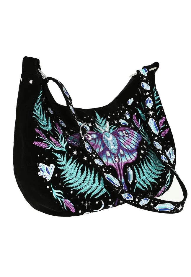 Restyle - Enchanted Forest Hobo With Magical Black - Bag