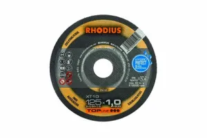 Rhodius 125 x 1 x 22.23mm XT10 Cutting Disc Stainless Steel