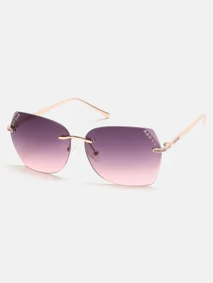 Rimless Square Sunglasses