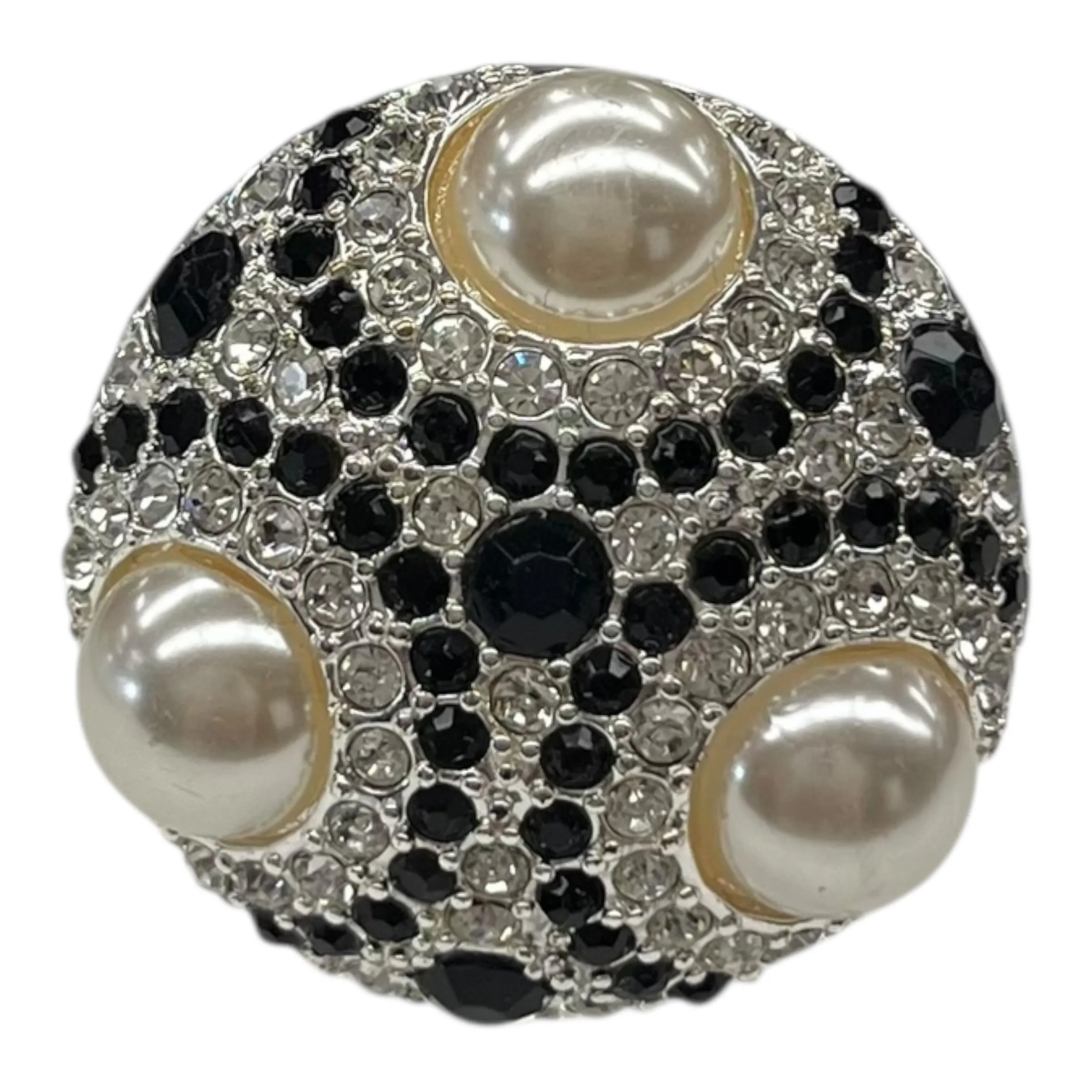Ring Statement By Cmf In Silver, Size:7