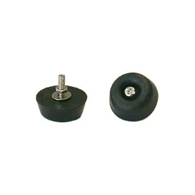 Rubber Feet - 20mm Round with hardware, Pkg/8 (54-870-8)