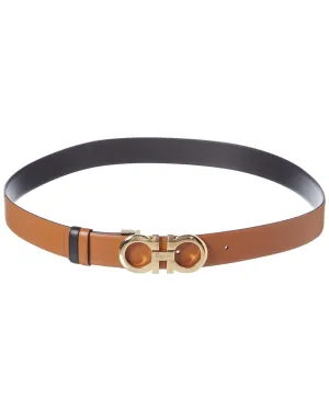 Salvatore Ferragamo Gancini Buckle Reversible & Adjustable Leather Belt