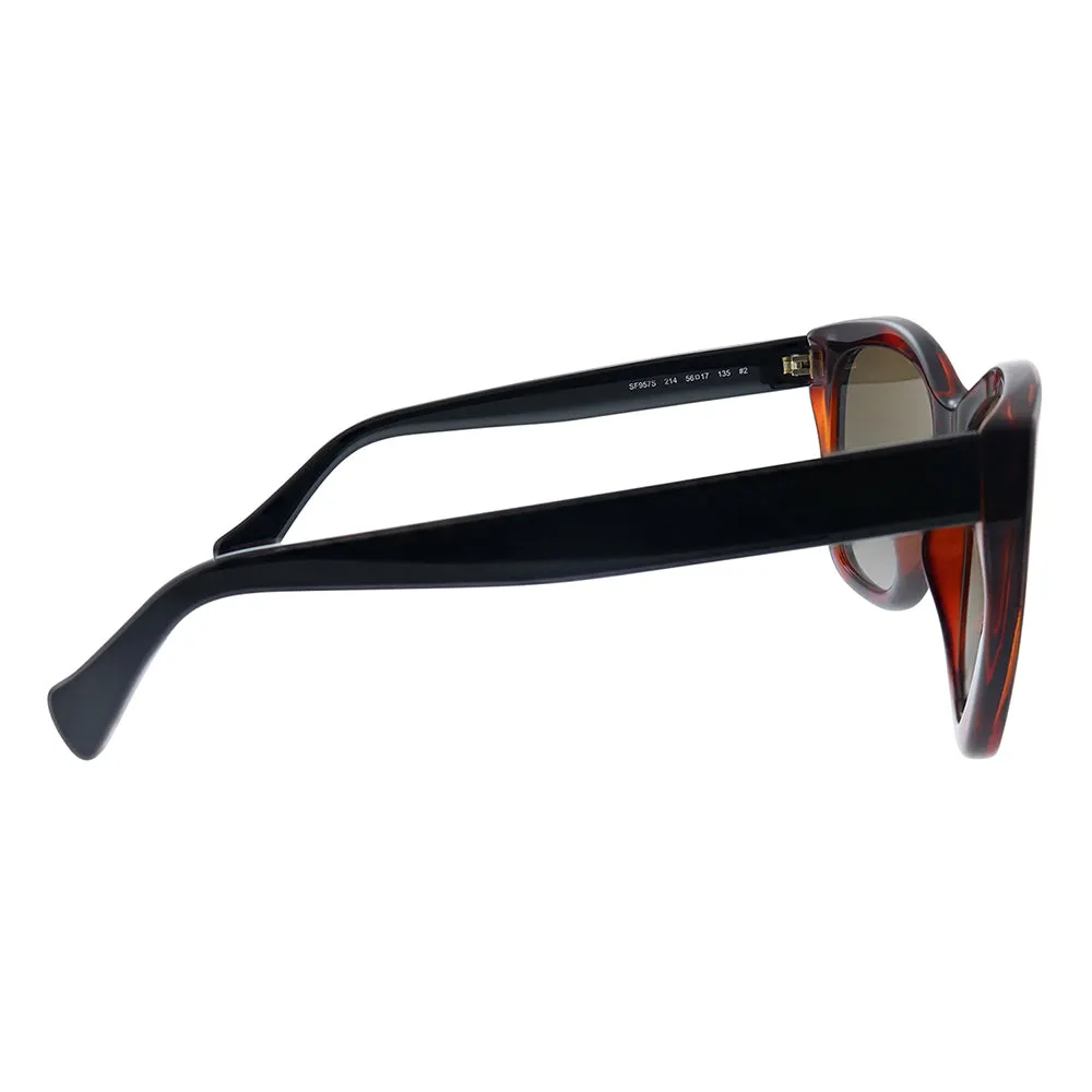 Salvatore Ferragamo  SF 957S 214 56mm Womens Cat-Eye Sunglasses