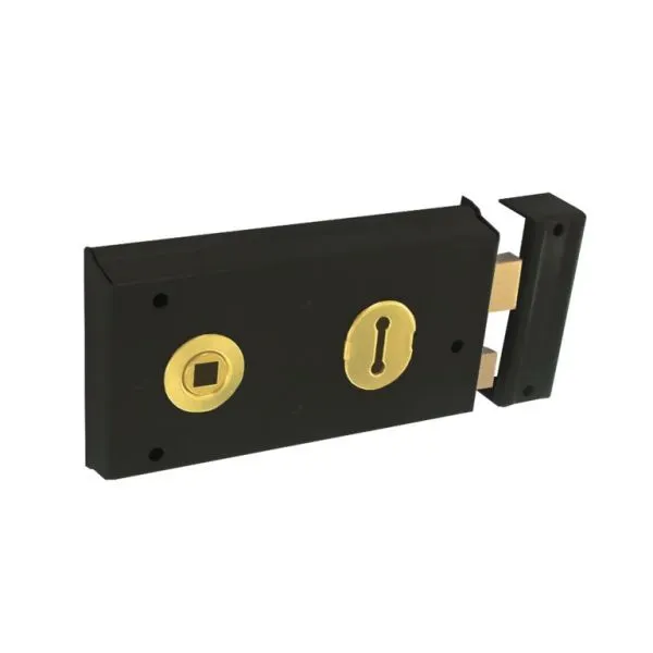 Securit Double Handed Rim Lock Grey 140mm