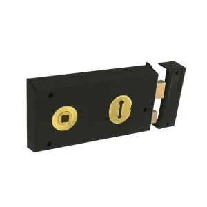 Securit Double Handed Rim Lock Grey 140mm