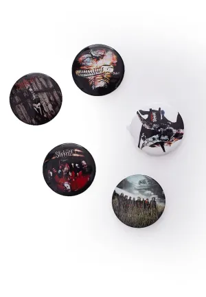 Slipknot - Albums Pack Of 5 - Button Set