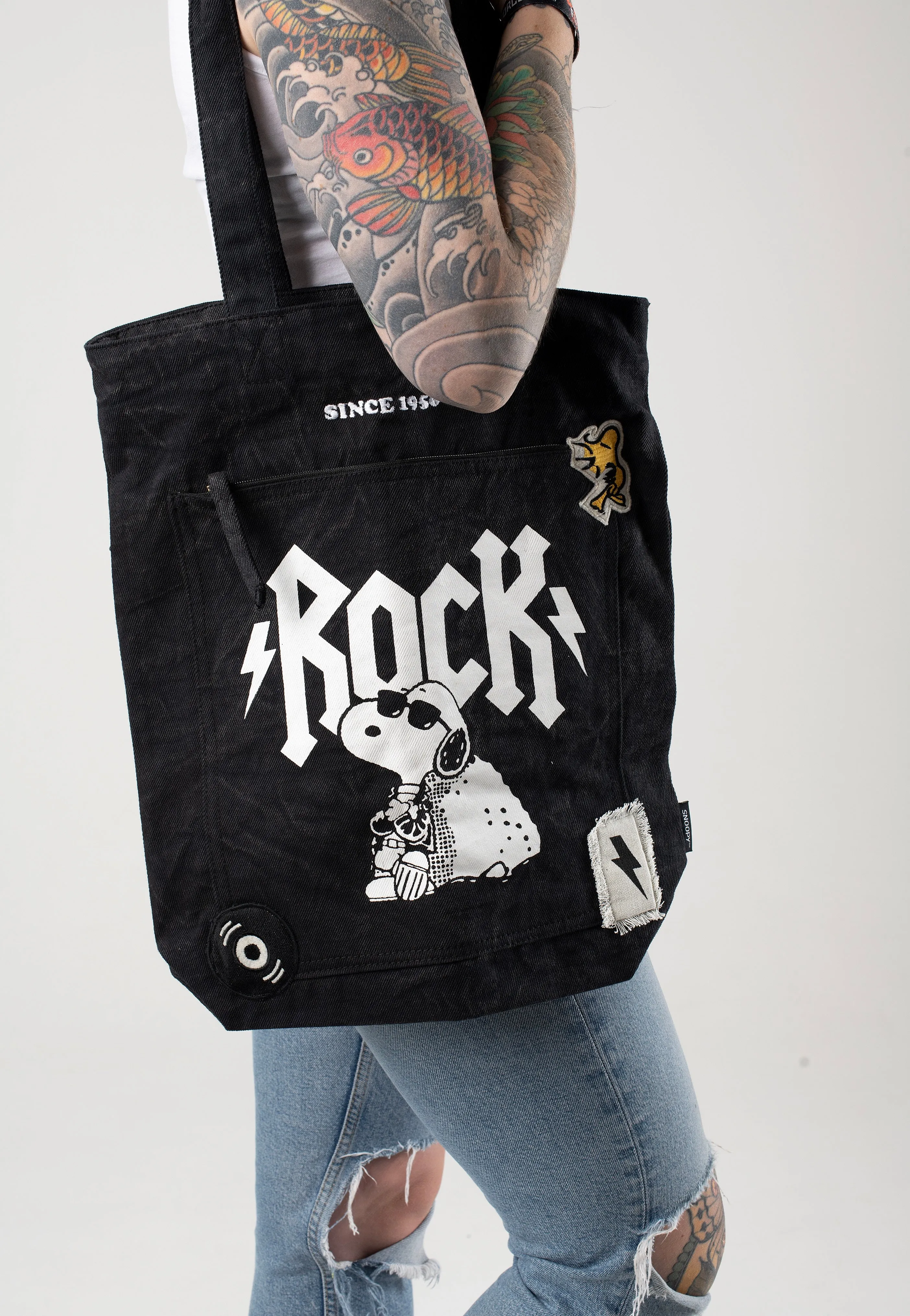 Snoopy - Rock Premium - Tote Bag