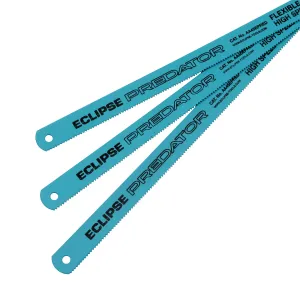 Spear & Jackson Eclipse Predator Bimetal HSS Hand Hacksaw Blades 18T 12"