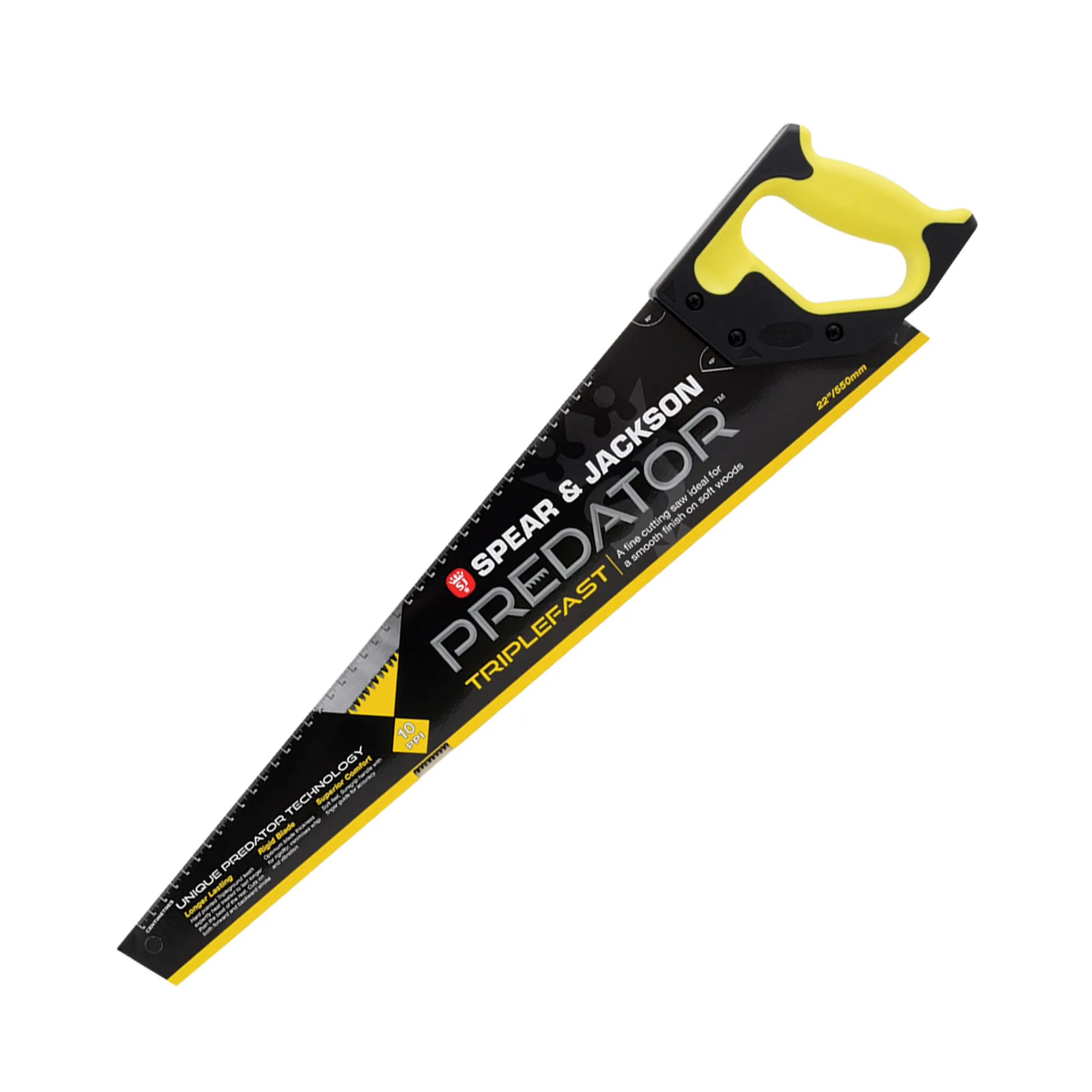 Spear & Jackson Predator 22" x 10pts Triplefast Woodsaw