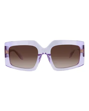 Square-Frame Acetate Sunglasses