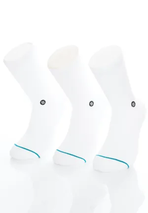 Stance - Icon 3 Pack White - Socks