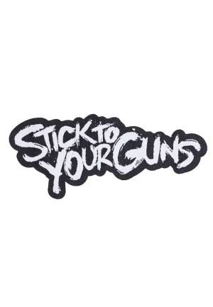 Stick To Your Guns - Logo Die Cut - Patch