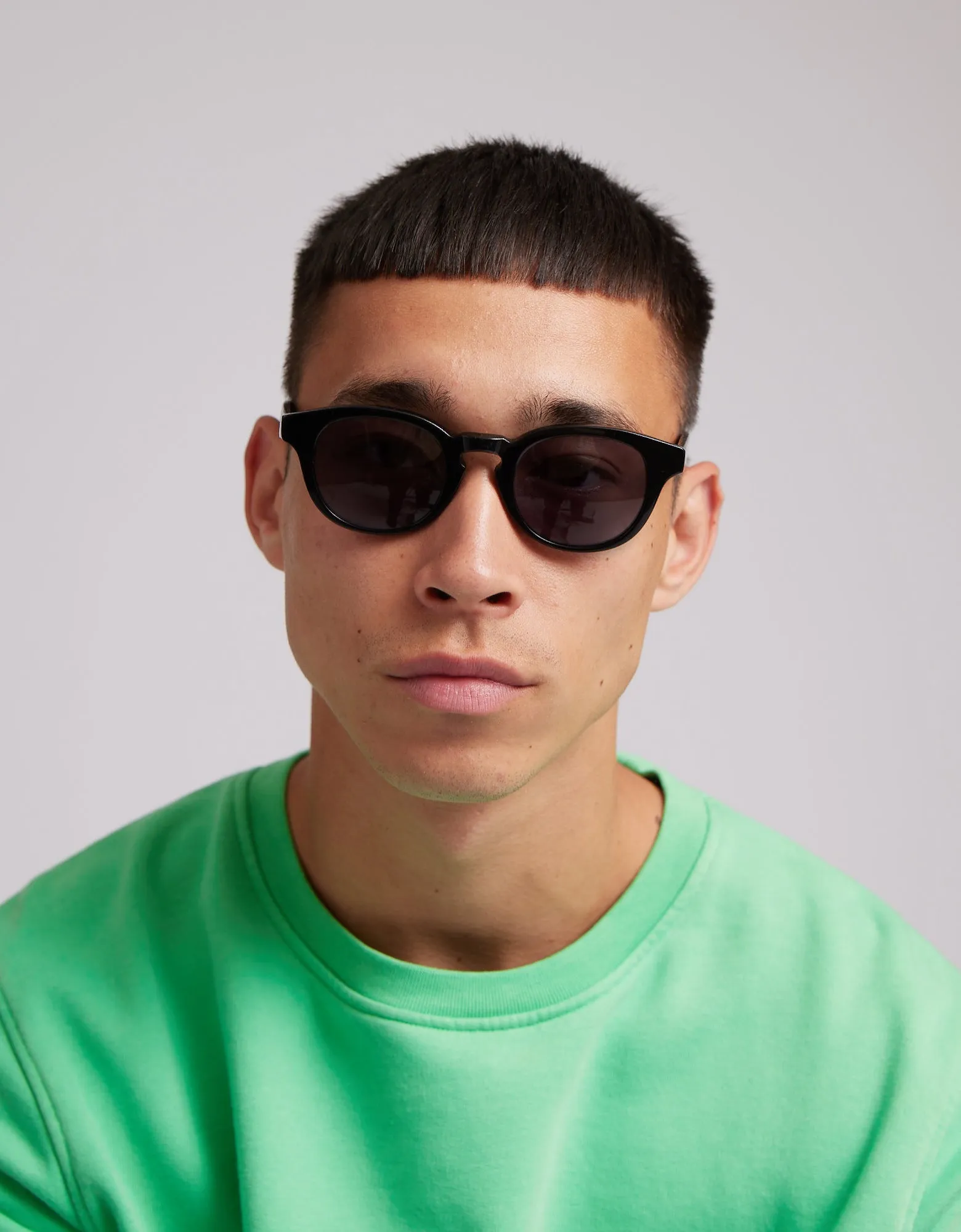 Sunglass 12 - Deep Black Solid - Black