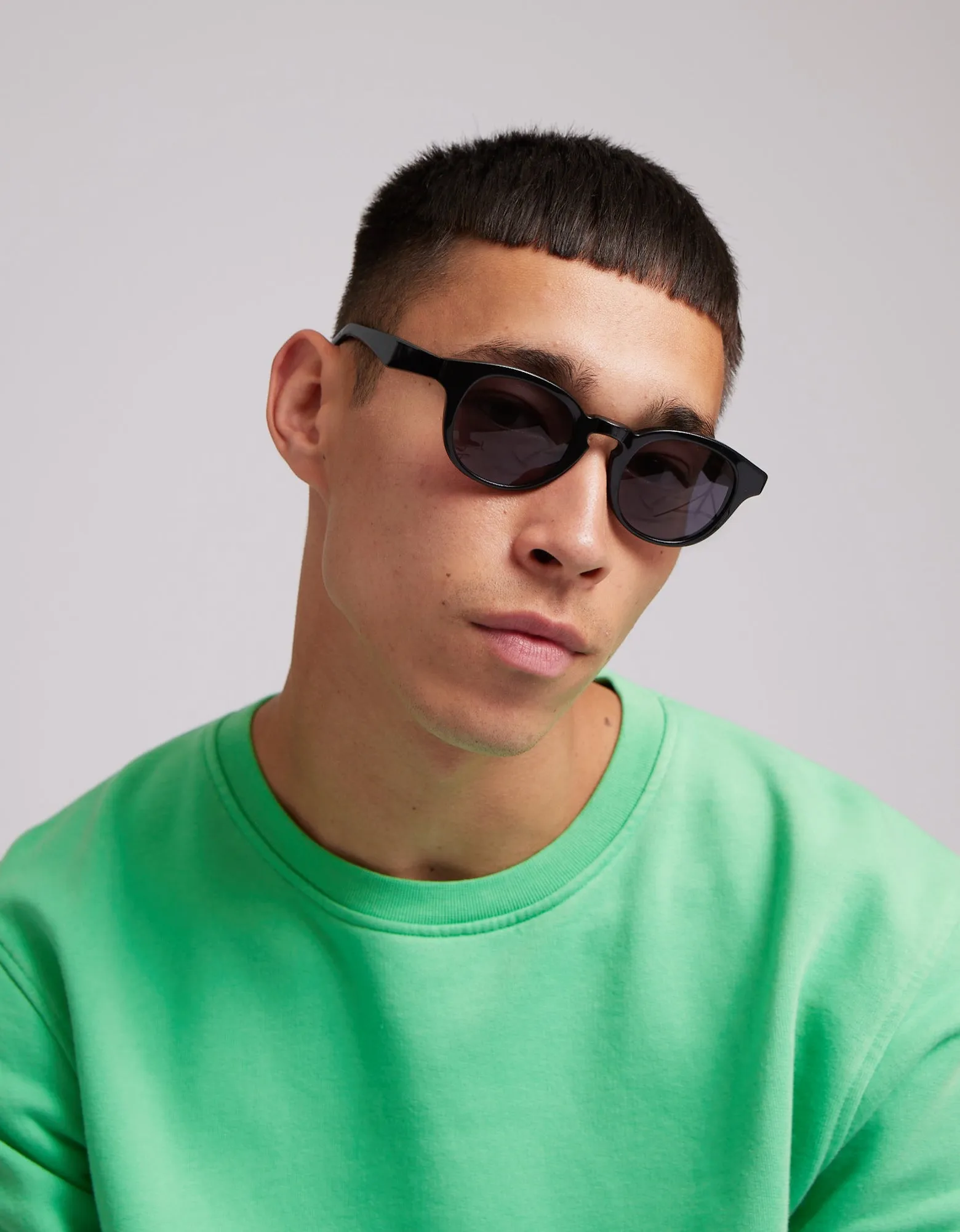 Sunglass 12 - Deep Black Solid - Black