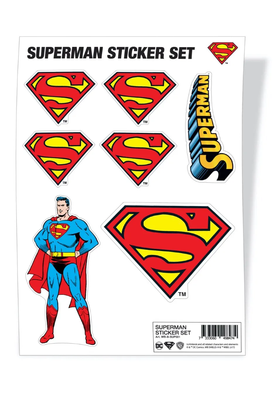 Superman - Set - Sticker