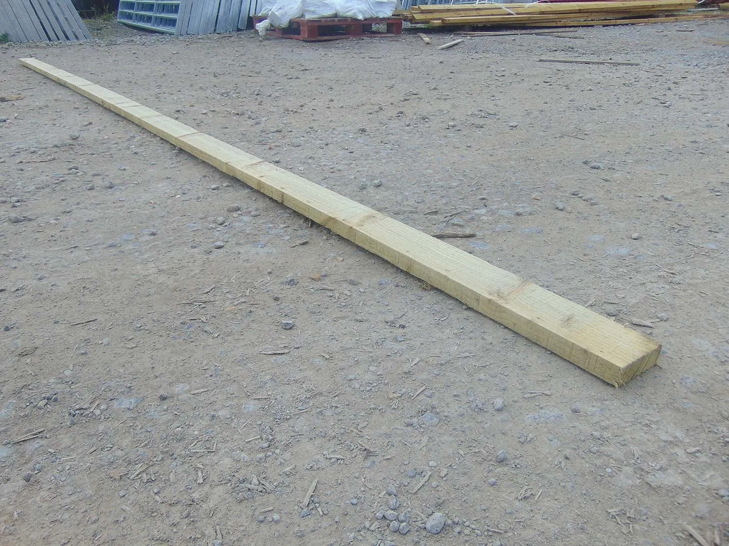 Tanalised Wooden Fence Rail 3.6m x 75mm x 22mm