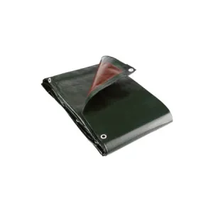 Tarpaflex Heavyweight Tarpaulin 250gsm Green/Brown