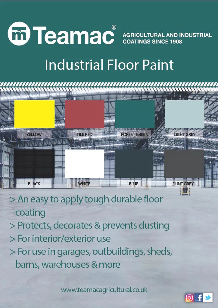Teamac Fast Drying Industrial Floor Paint 5L