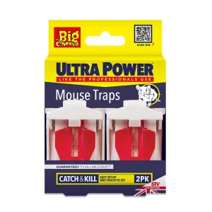 The Big Cheese Ready-Baited Mouse Trap 2-Pack