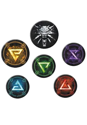 The Witcher - Signs - Button Set