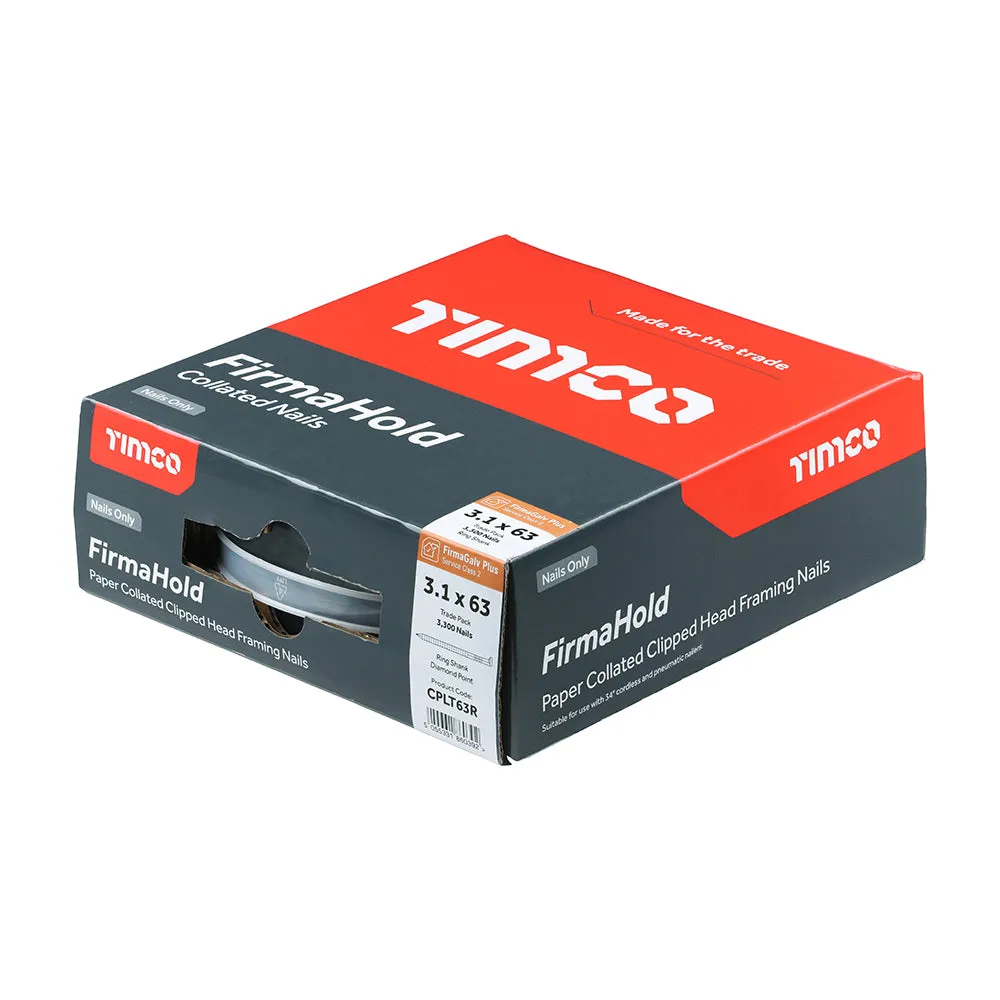Timco FirmaHold Collated Clipped Head Framing Nails - FirmaGalv 
