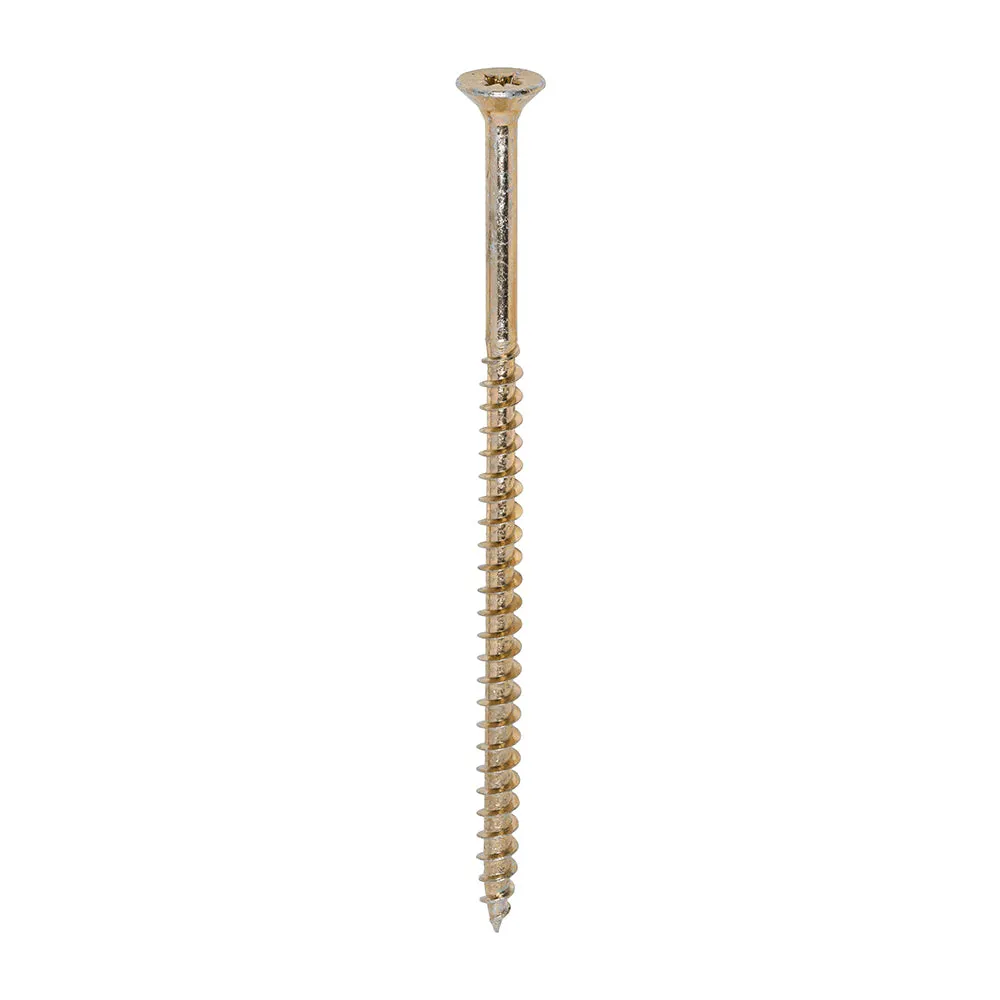 TIMco Solo Chipboard & Woodscrews PZ Double Countersunk Yellow
