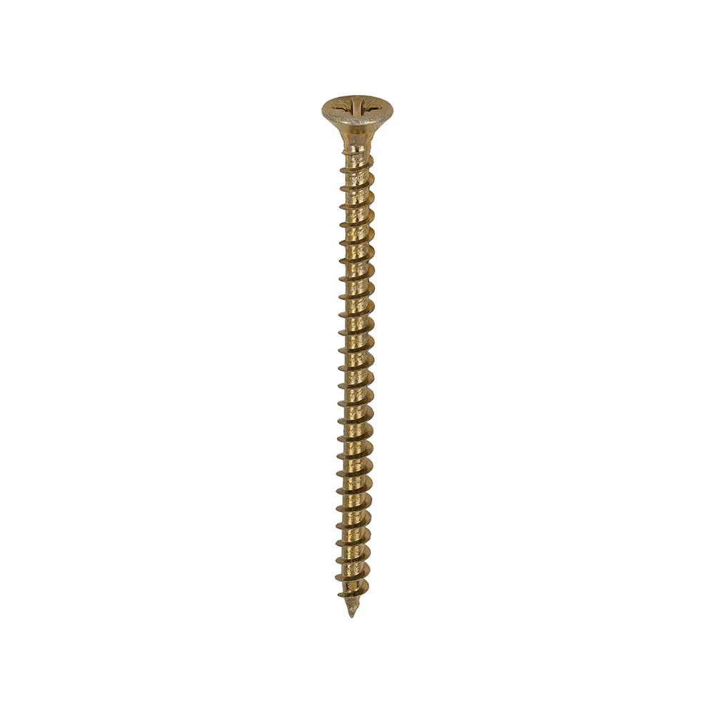 TIMco Solo Chipboard & Woodscrews PZ Double Countersunk Yellow