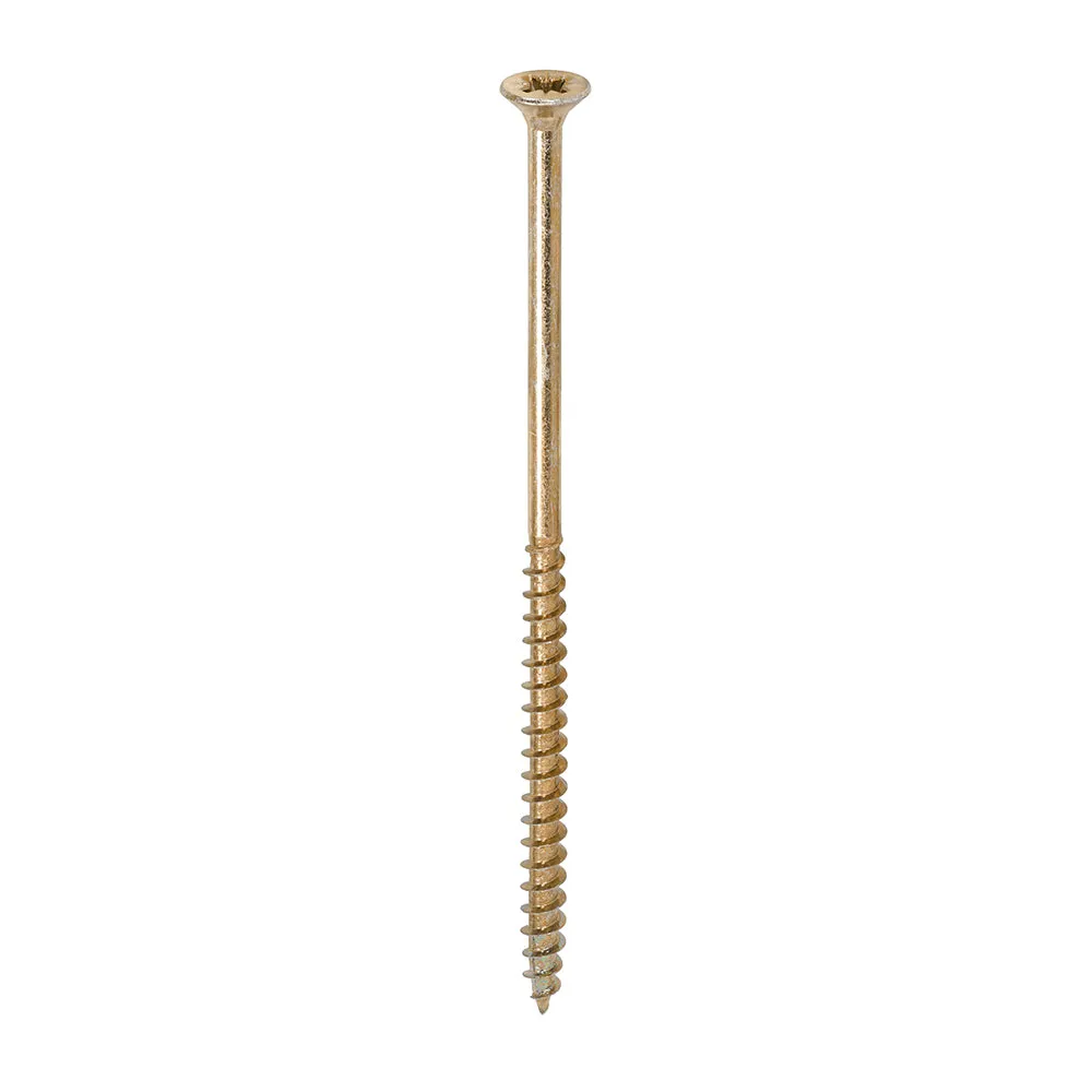 TIMco Solo Chipboard & Woodscrews PZ Double Countersunk Yellow