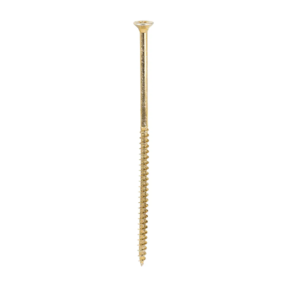 TIMco Solo Chipboard & Woodscrews PZ Double Countersunk Yellow