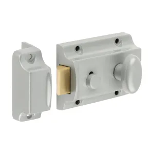 Timco Traditional Nightlatch - Silver