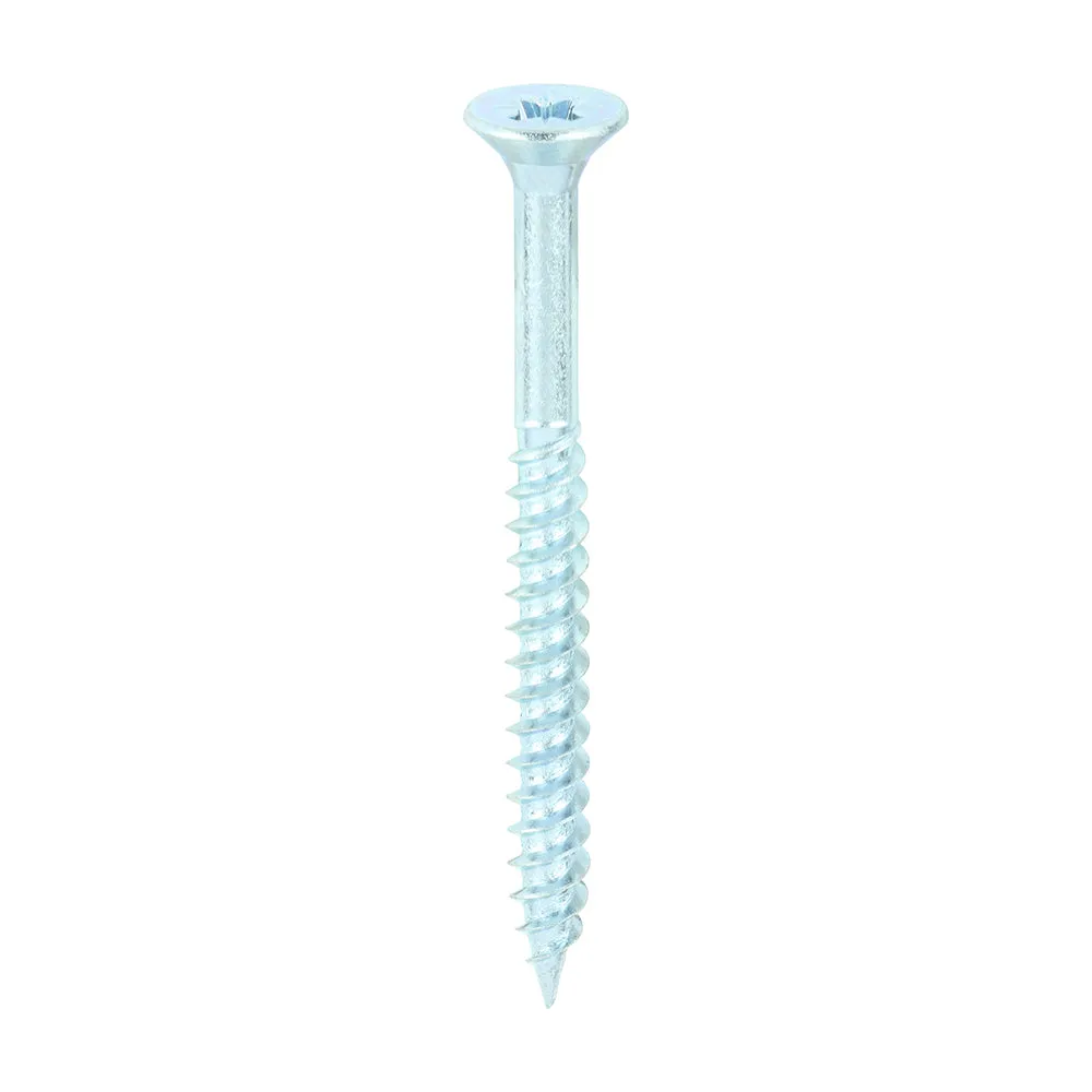 TIMco Twin-Threaded Woodscrews PZ Double Countersunk Zinc