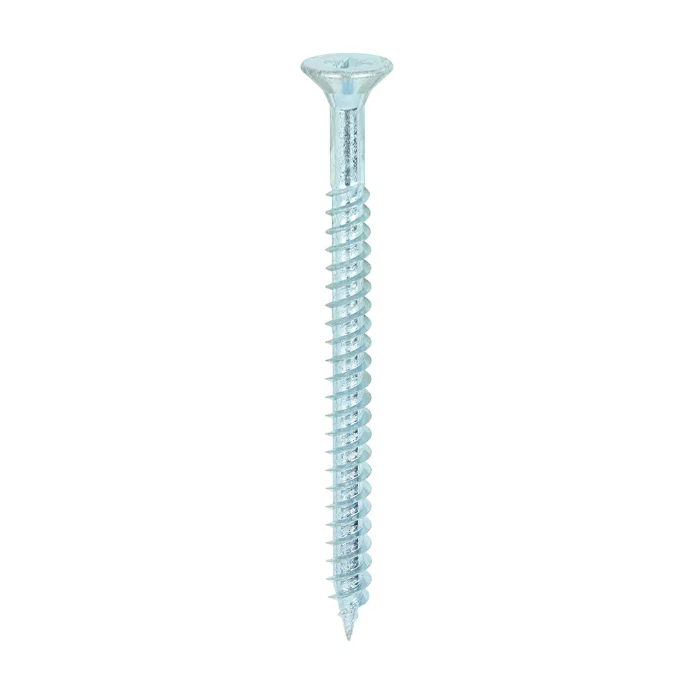 TIMco Twin-Threaded Woodscrews PZ Double Countersunk Zinc