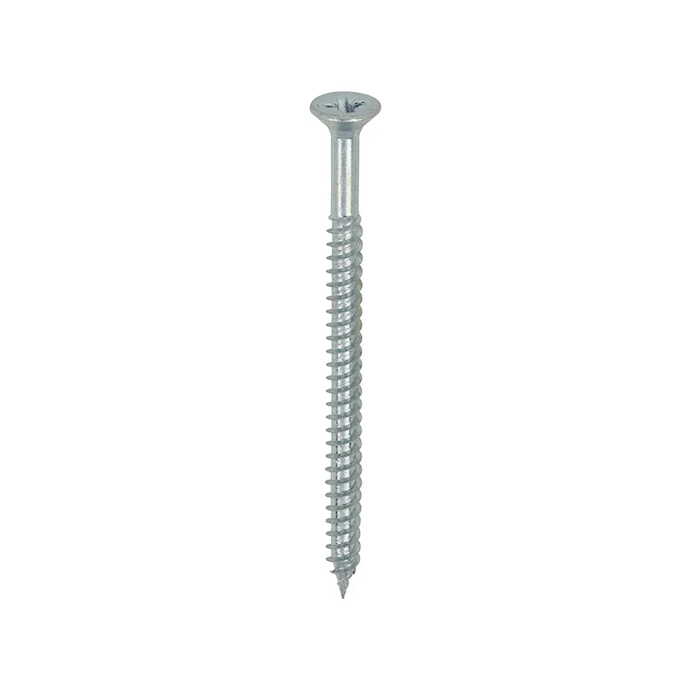 TIMco Twin-Threaded Woodscrews PZ Double Countersunk Zinc