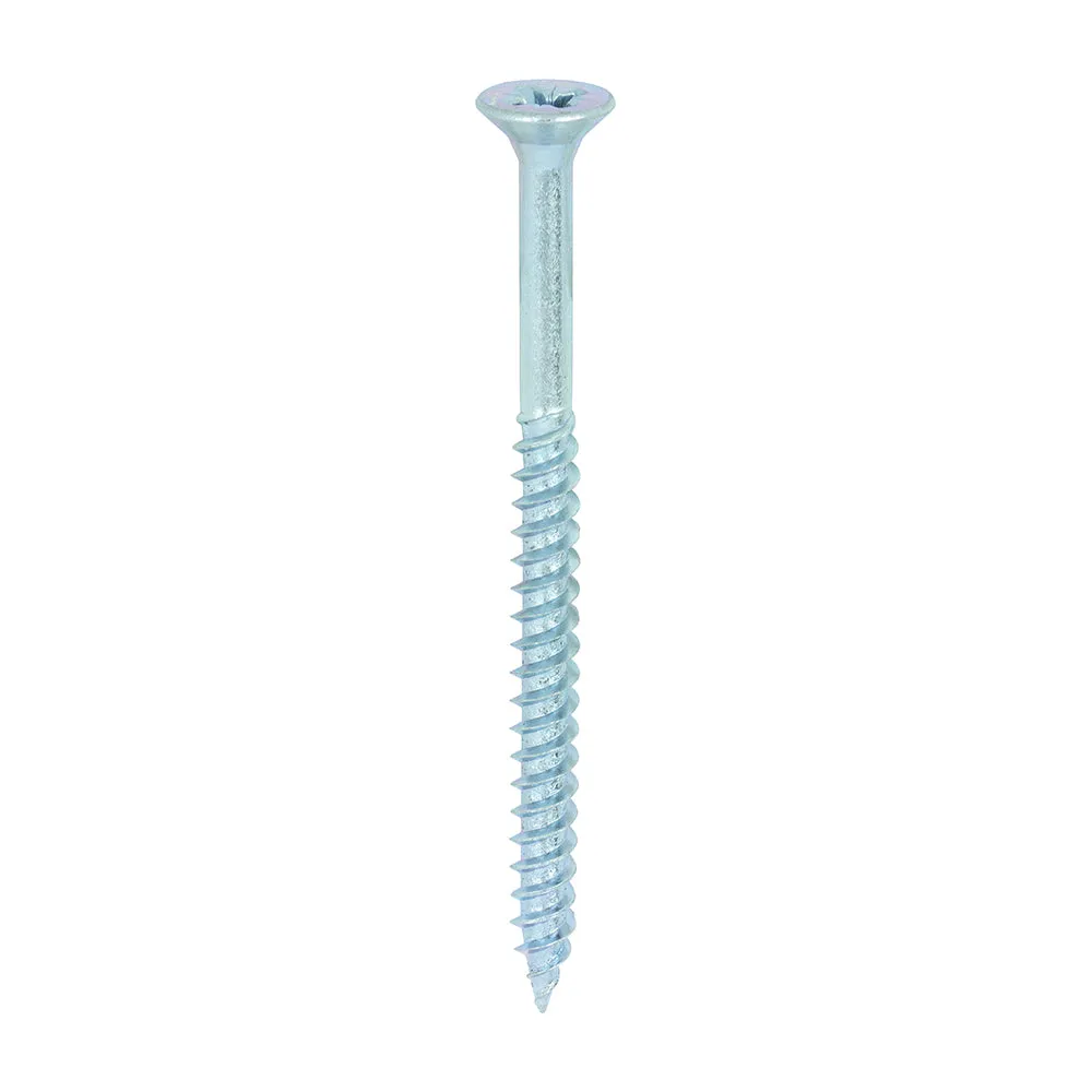 TIMco Twin-Threaded Woodscrews PZ Double Countersunk Zinc