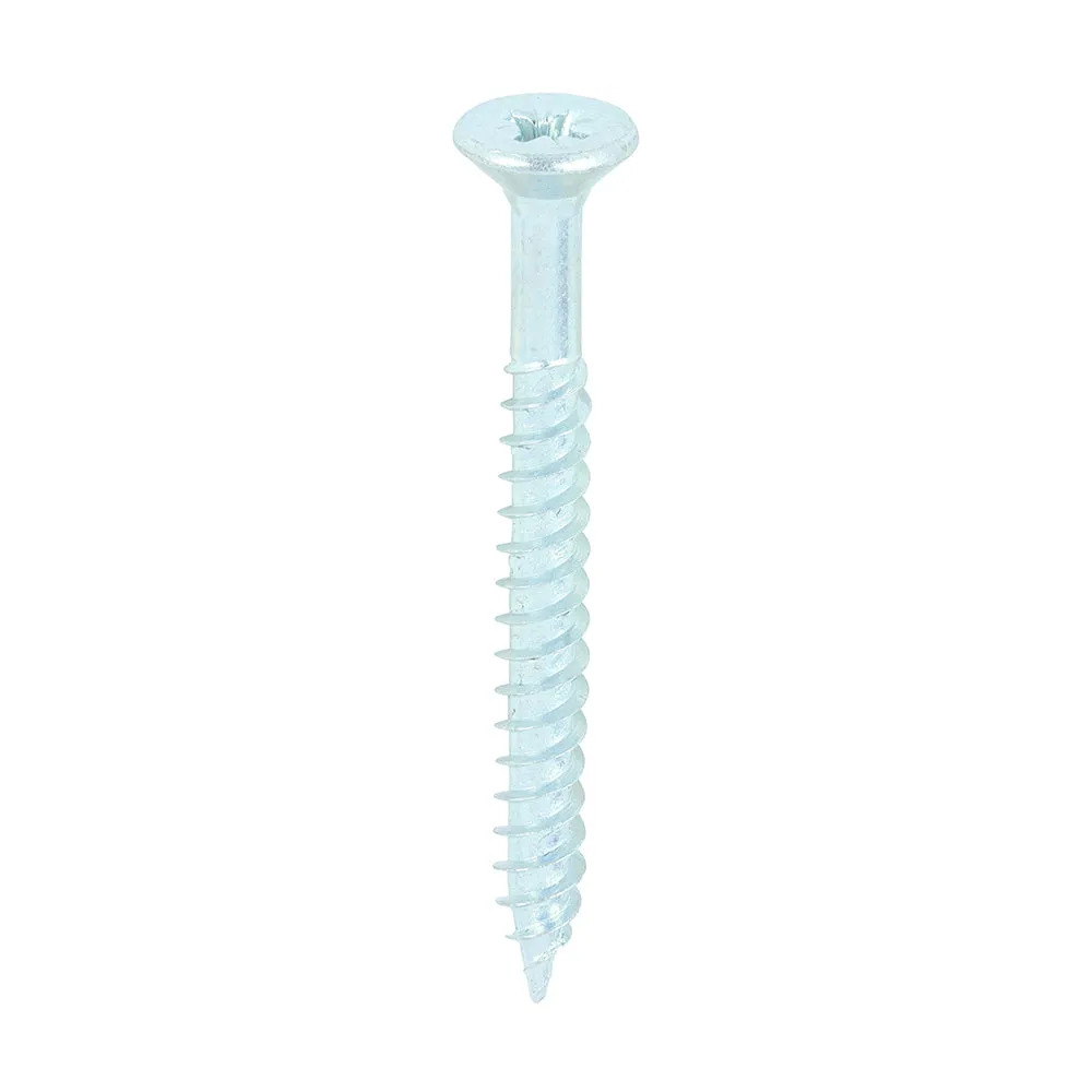 TIMco Twin-Threaded Woodscrews PZ Double Countersunk Zinc