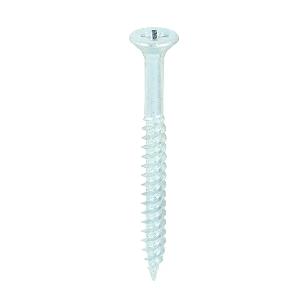 TIMco Twin-Threaded Woodscrews PZ Double Countersunk Zinc