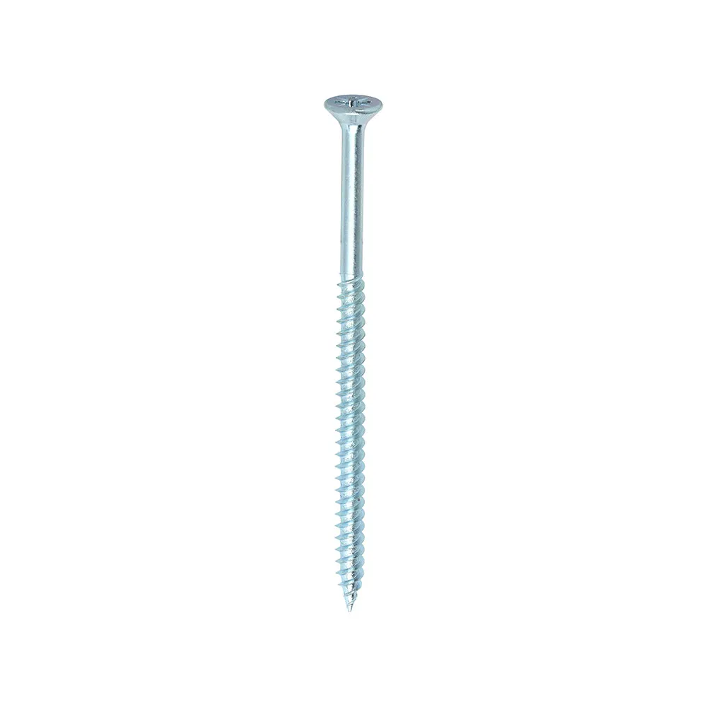 TIMco Twin-Threaded Woodscrews PZ Double Countersunk Zinc