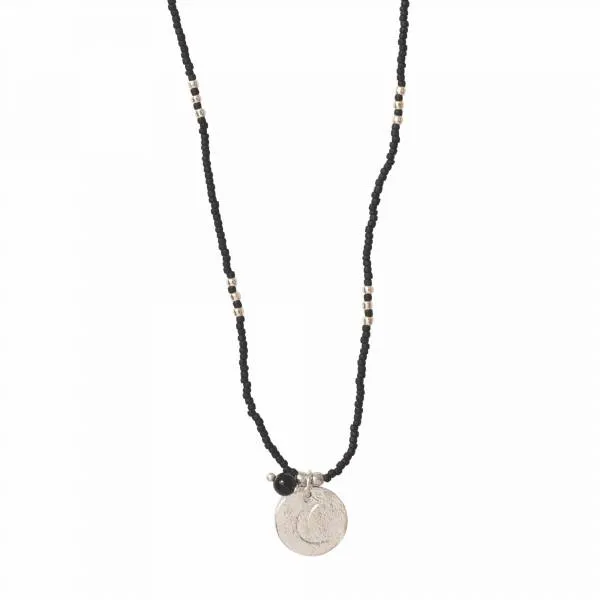 Timeless Black Onyx Silver Necklace