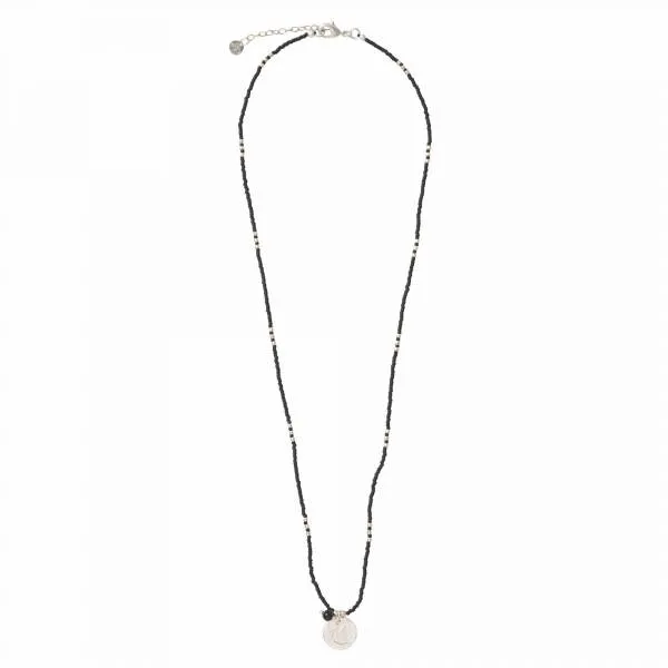 Timeless Black Onyx Silver Necklace