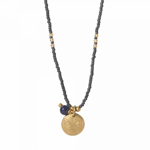 Timeless Lapis Lazuli Gold Necklace