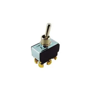 Toggle Switch - DPDT 20A, ON-OFF-ON, Screw terminals (54-100)