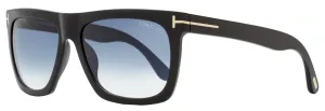 Tom Ford Unisex Rectangular Sunglasses TF513 Morgan 01W Black   57mm