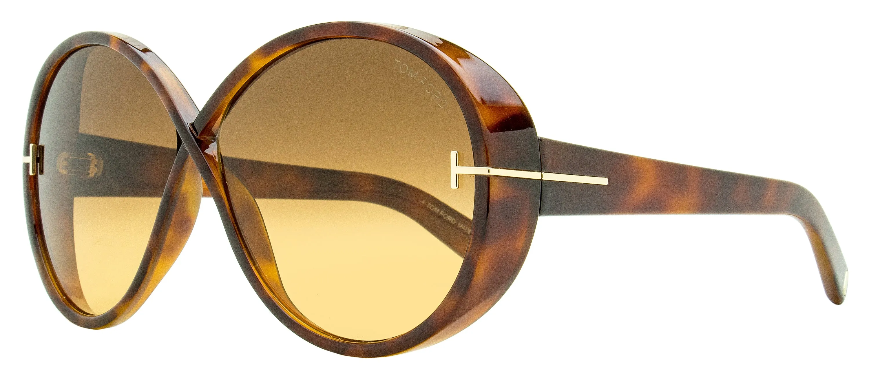 Tom Ford Women's Edie-02 Sunglasses TF1116 53F Blonde Havana 64mm