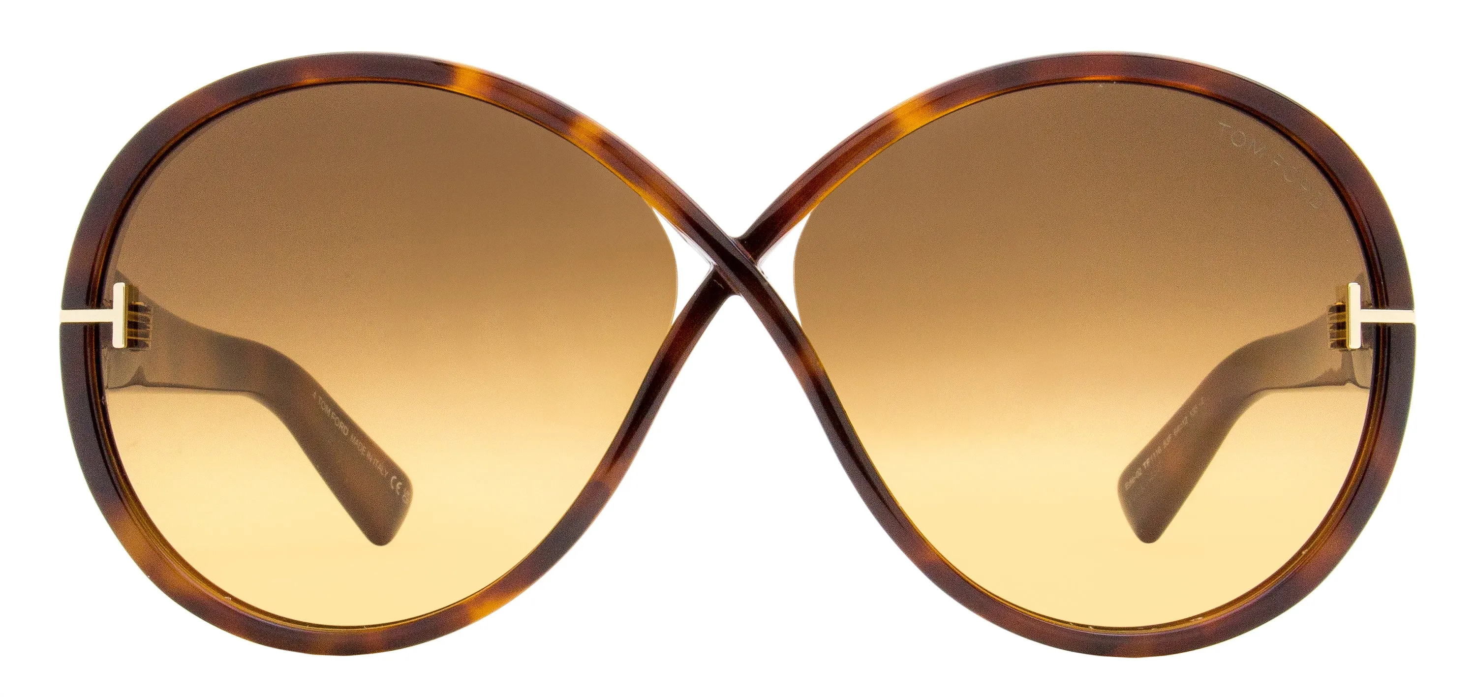 Tom Ford Women's Edie-02 Sunglasses TF1116 53F Blonde Havana 64mm
