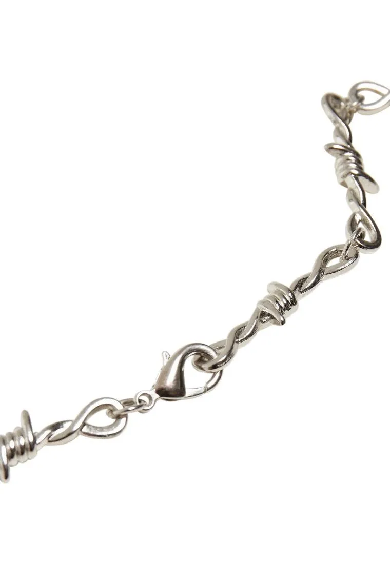 Urban Classics - Barbed Wire Silver - Necklace