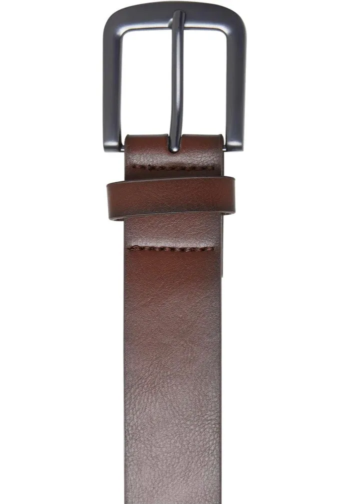 Urban Classics - Easy Synthetic Leather Brown/Silver - Belt