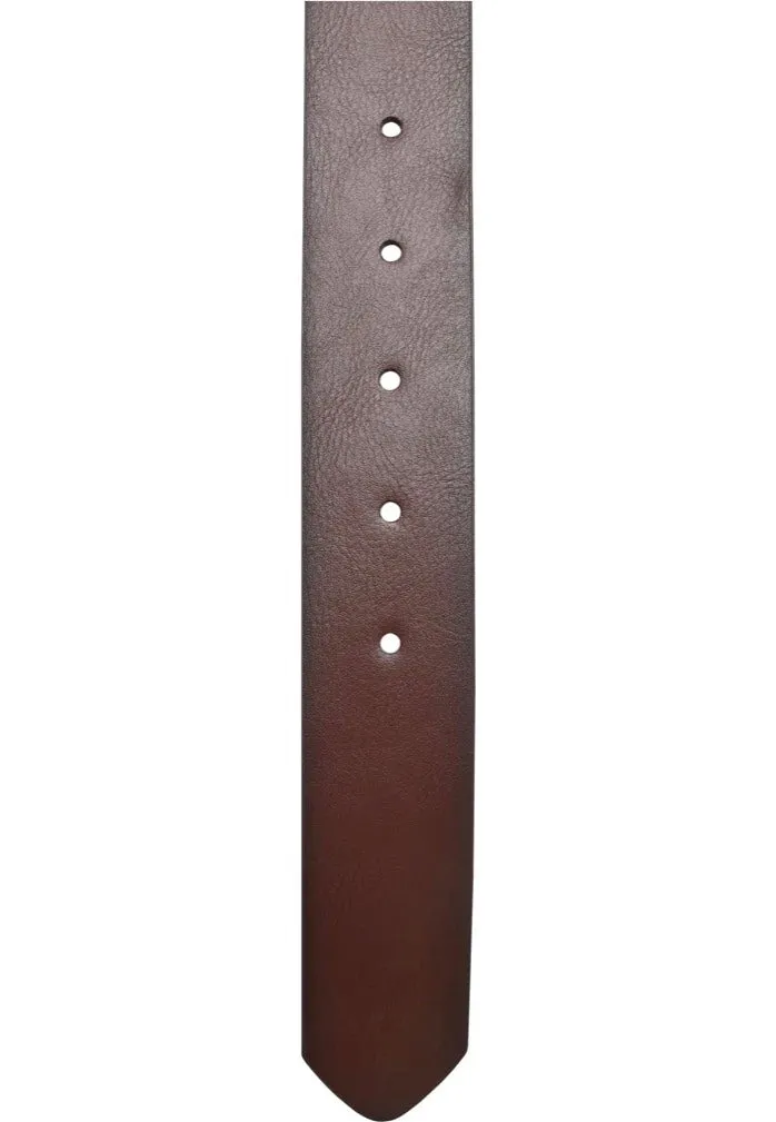Urban Classics - Easy Synthetic Leather Brown/Silver - Belt