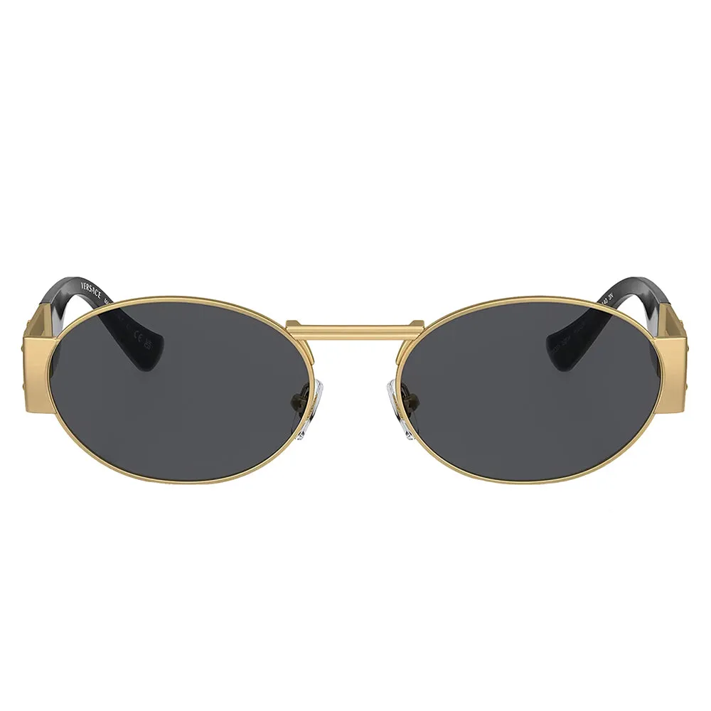 Versace ICONIC VE 2264 100287 56mm Unisex Oval Sunglasses